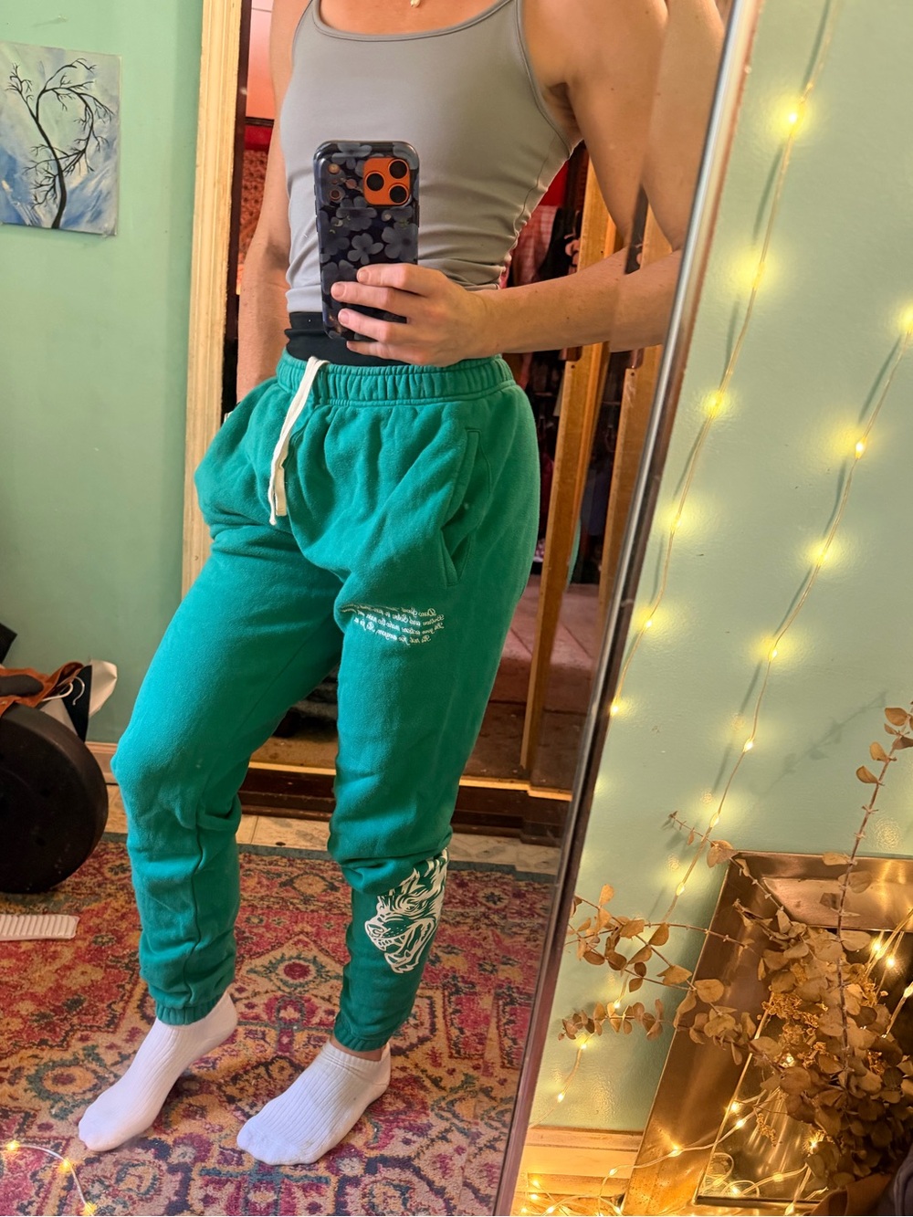 Darc SHE Sport Green Athletic Joggers with Drawstring
